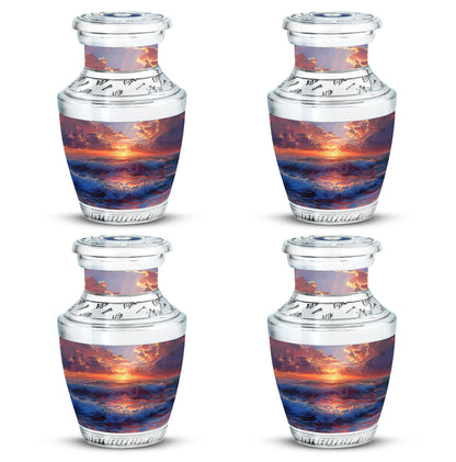 Sunrise Theme 3 Inch Keepsake Pack of 4