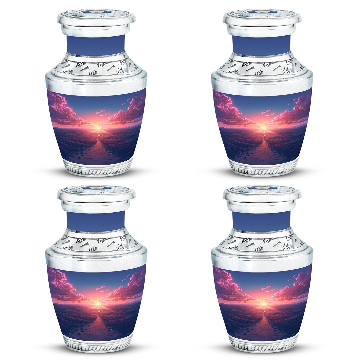 Sunrise Theme 3 Inch Keepsake Pack of 4