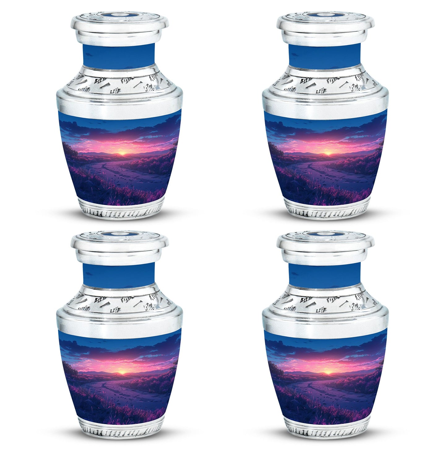 Sunrise Theme 3 Inch Keepsake Pack of 4