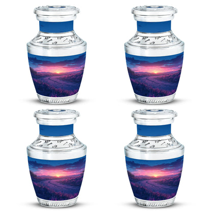 Sunrise Theme 3 Inch Keepsake Pack of 4