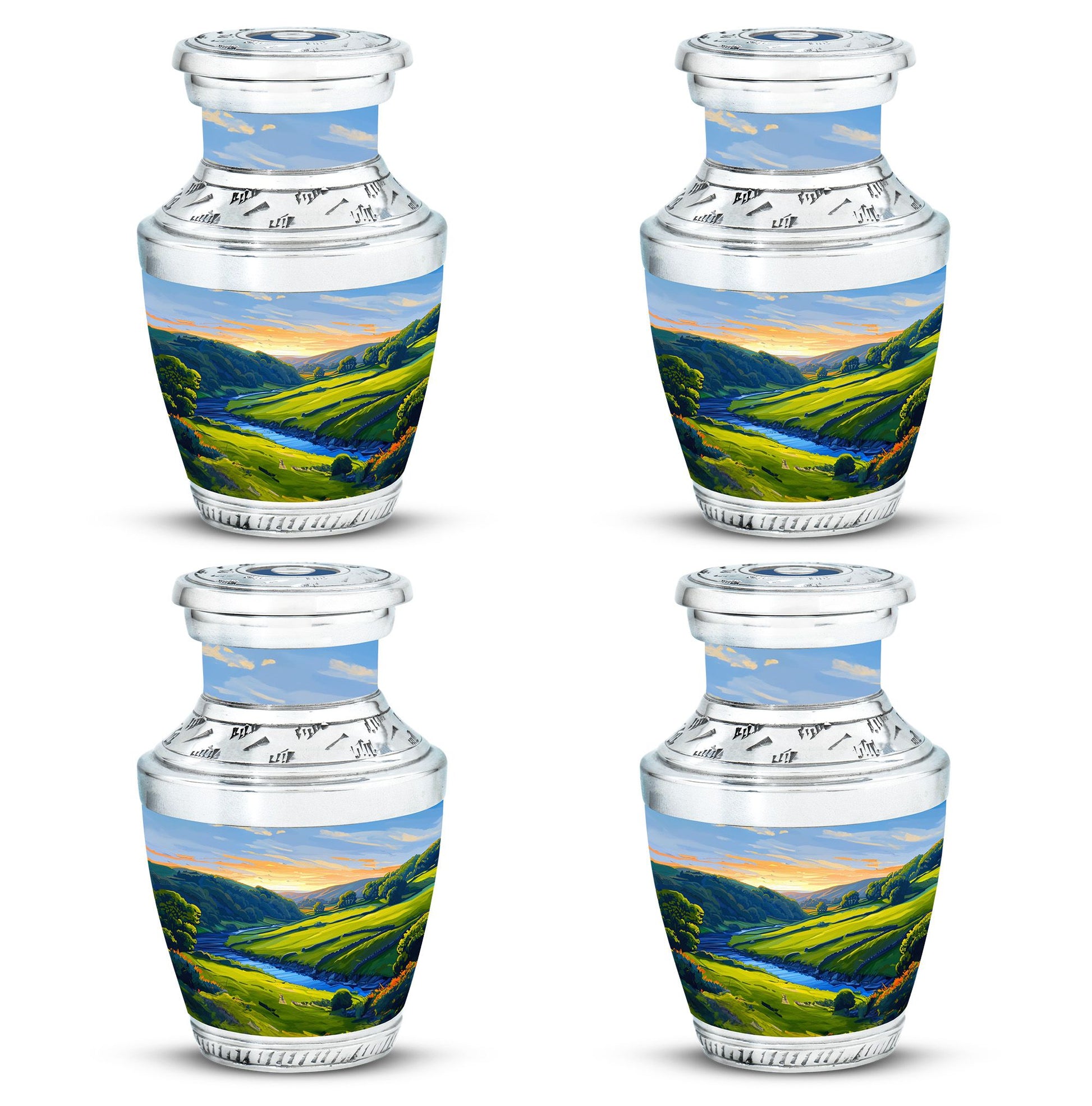 Sunrise Theme 3 Inch Keepsake Pack of 4