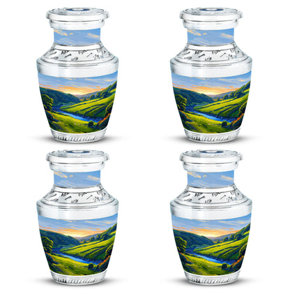 Sunrise Theme 3 Inch Keepsake Pack of 4