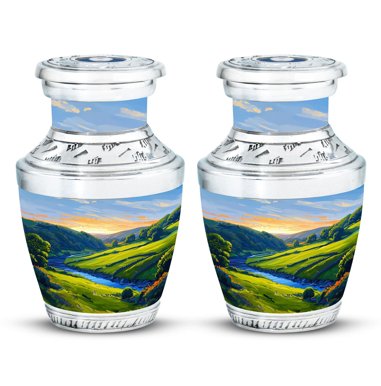 Sunrise Theme 3 Inch Keepsake Pack of 2