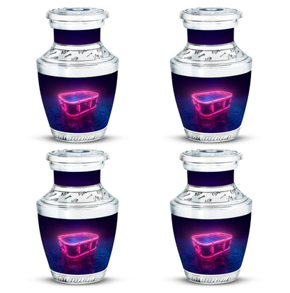 Drums And Music Theme 3 Inch Keepsake Pack of 4