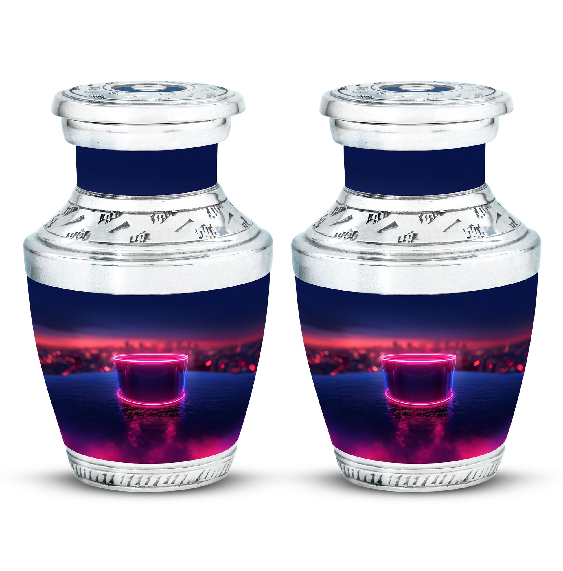 Drums And Music Theme 3 Inch Keepsake Pack of 2