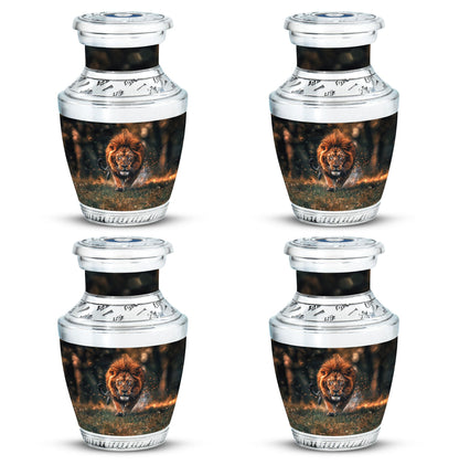 Lion Theme 3 Inch Keepsake Pack of 4