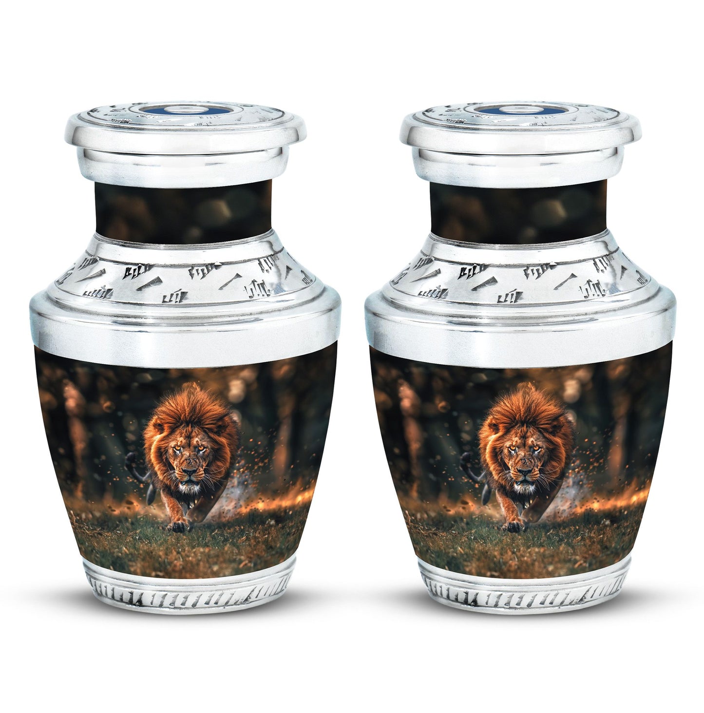 Lion Theme 3 Inch Keepsake Pack of 2