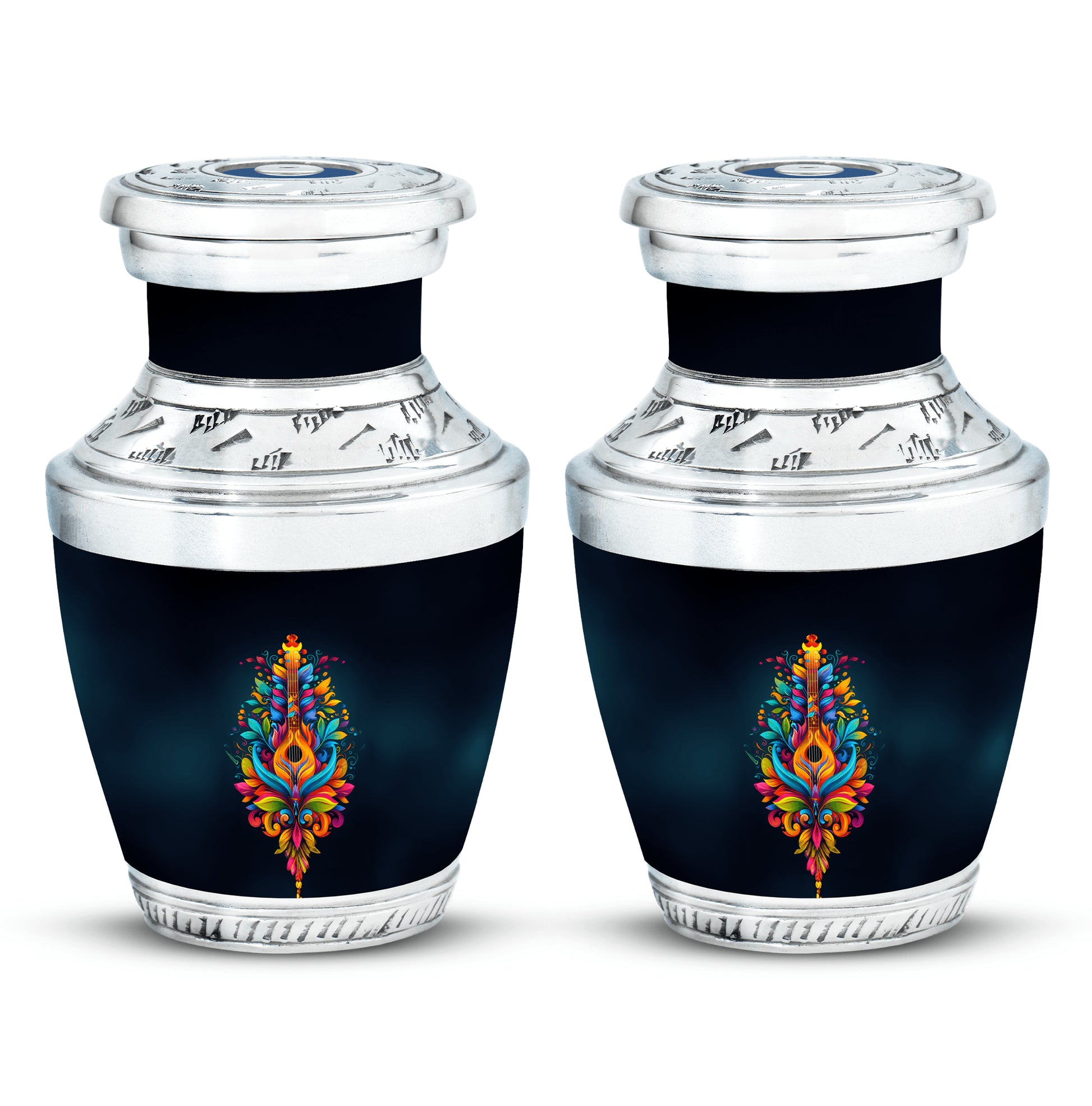 Guitar Theme 3 Inch Keepsake Pack of 2