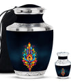 Guitar Theme Large Urn With 1 Keepsake Urn