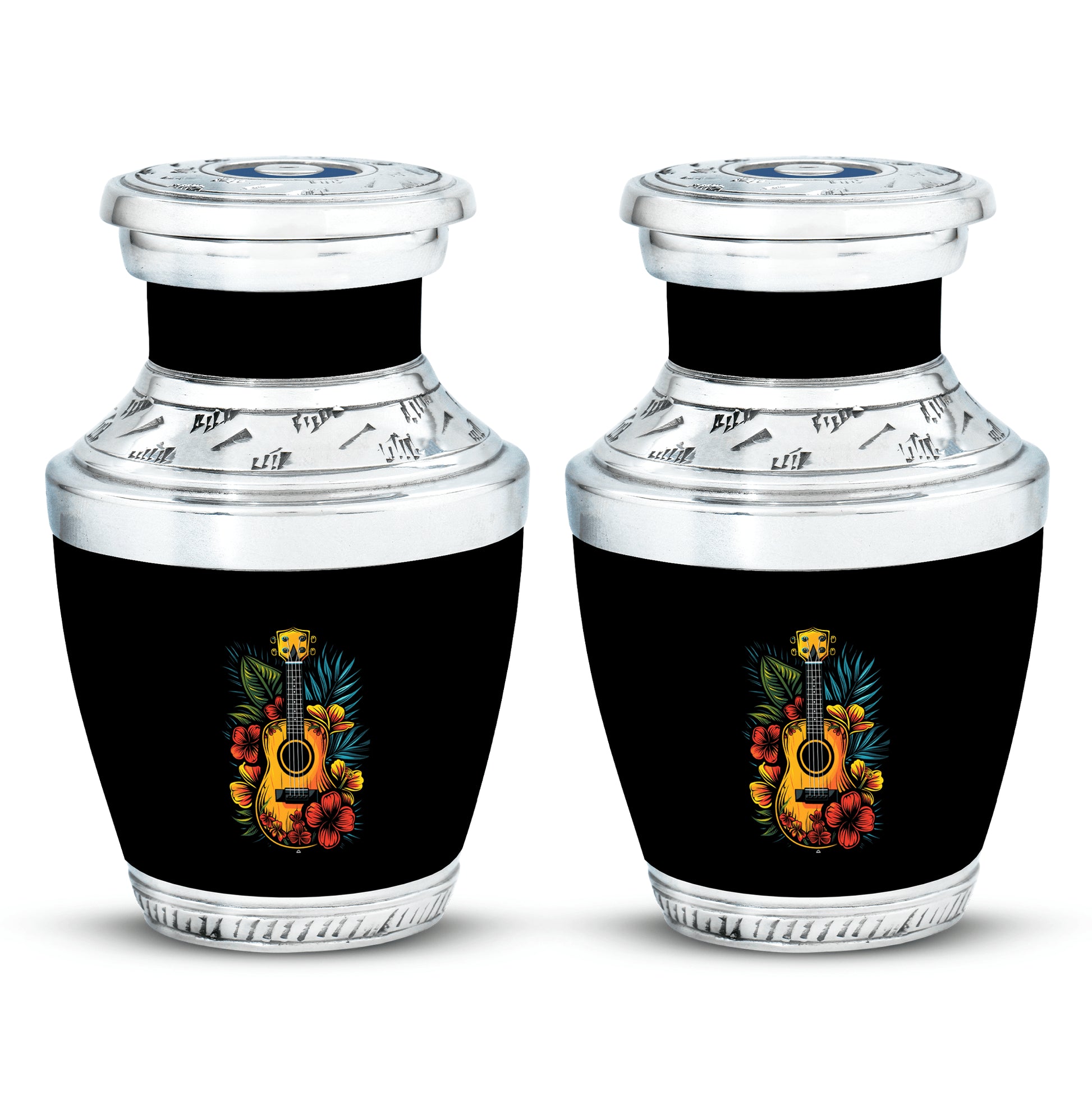 Guitar Theme 3 Inch Keepsake Pack of 2