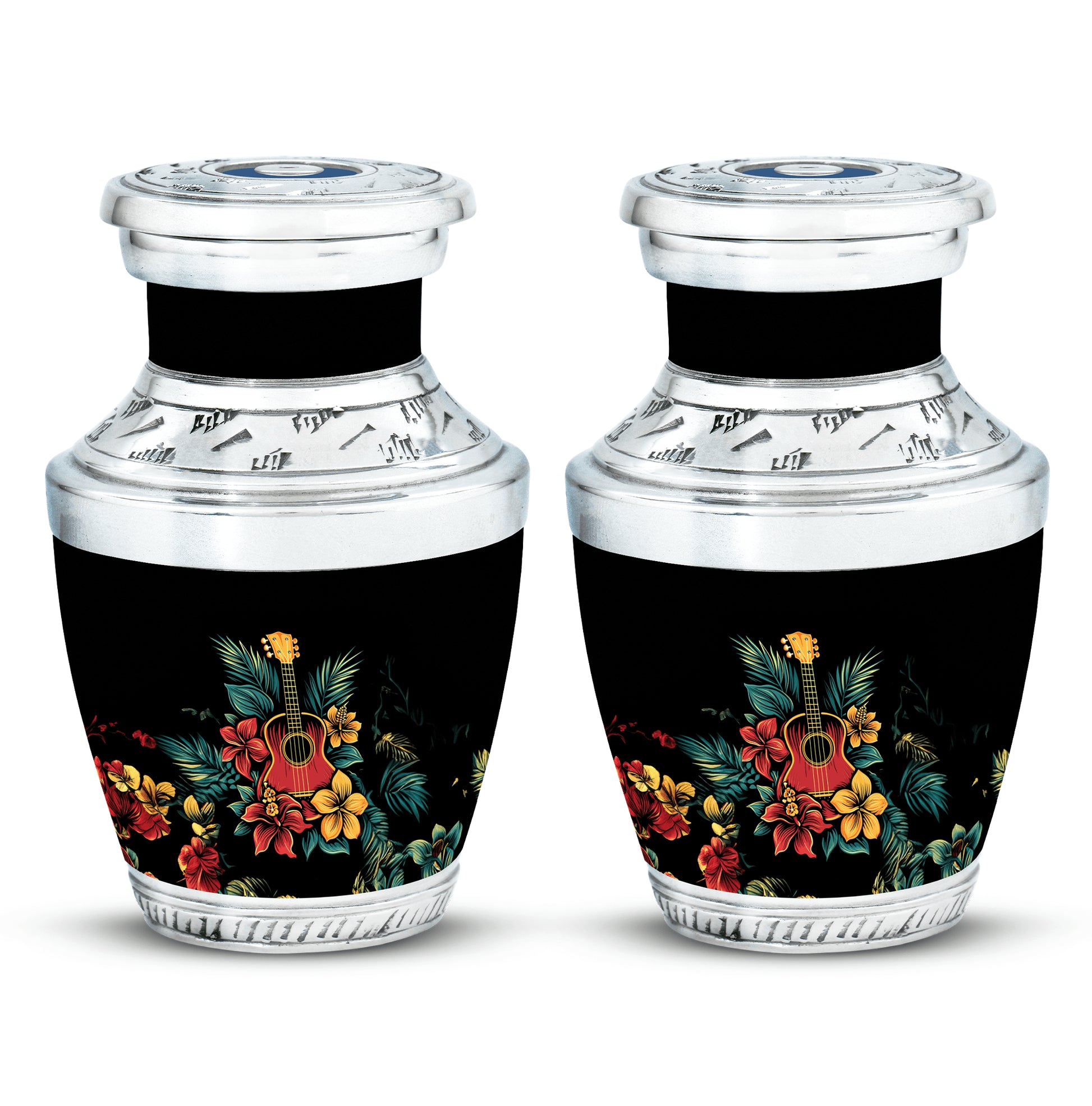 Guitar Theme 3 Inch Keepsake Pack of 2