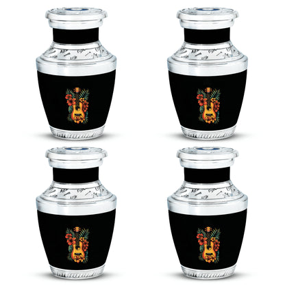 Guitar Theme 3 Inch Keepsake Pack of 4