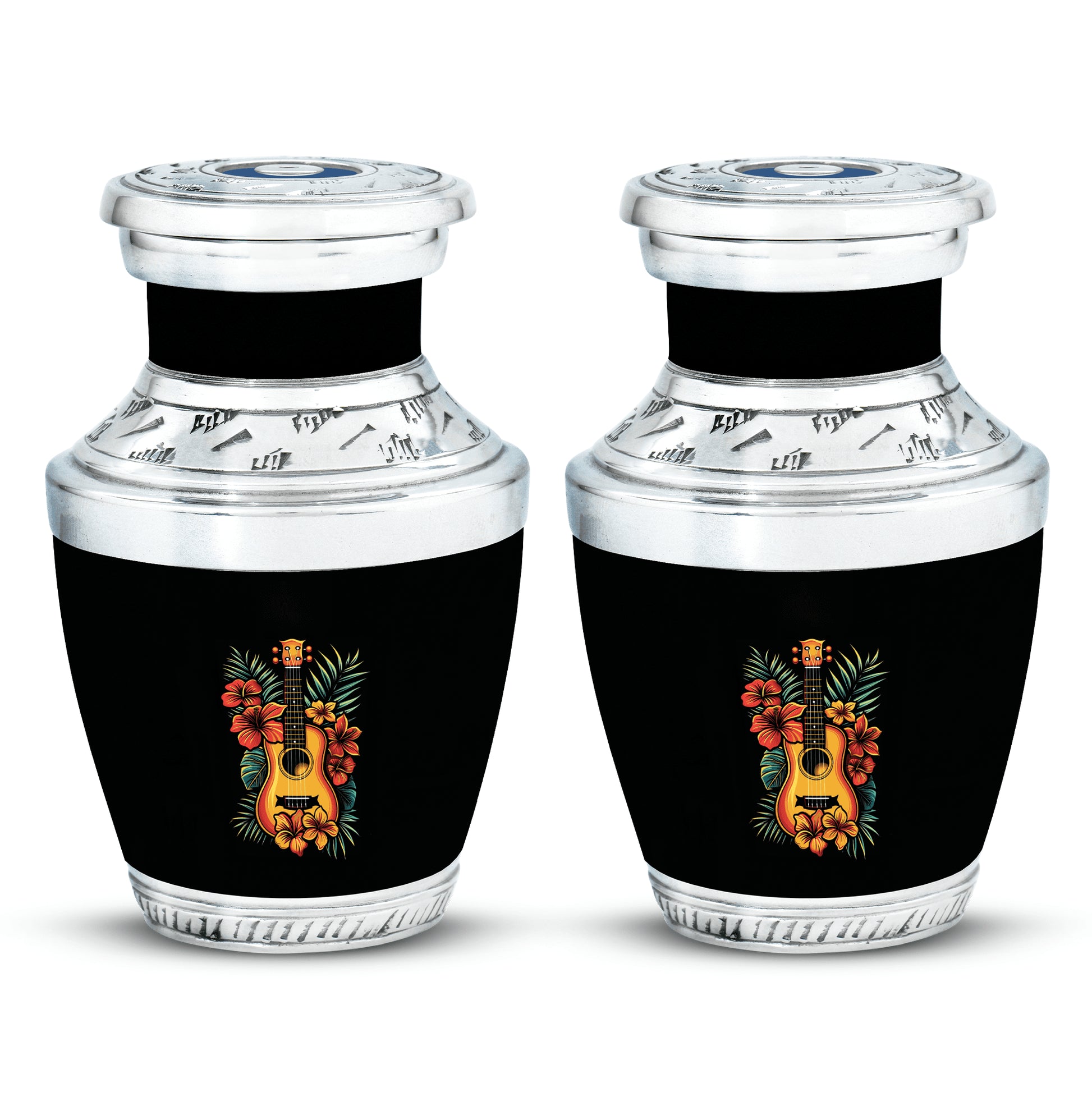 Guitar Theme 3 Inch Keepsake Pack of 2