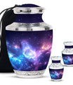 Galaxy Theme Large Urn With 2 Keepsake Urn