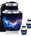 Galaxy Theme Large Urn With 2 Keepsake Urn
