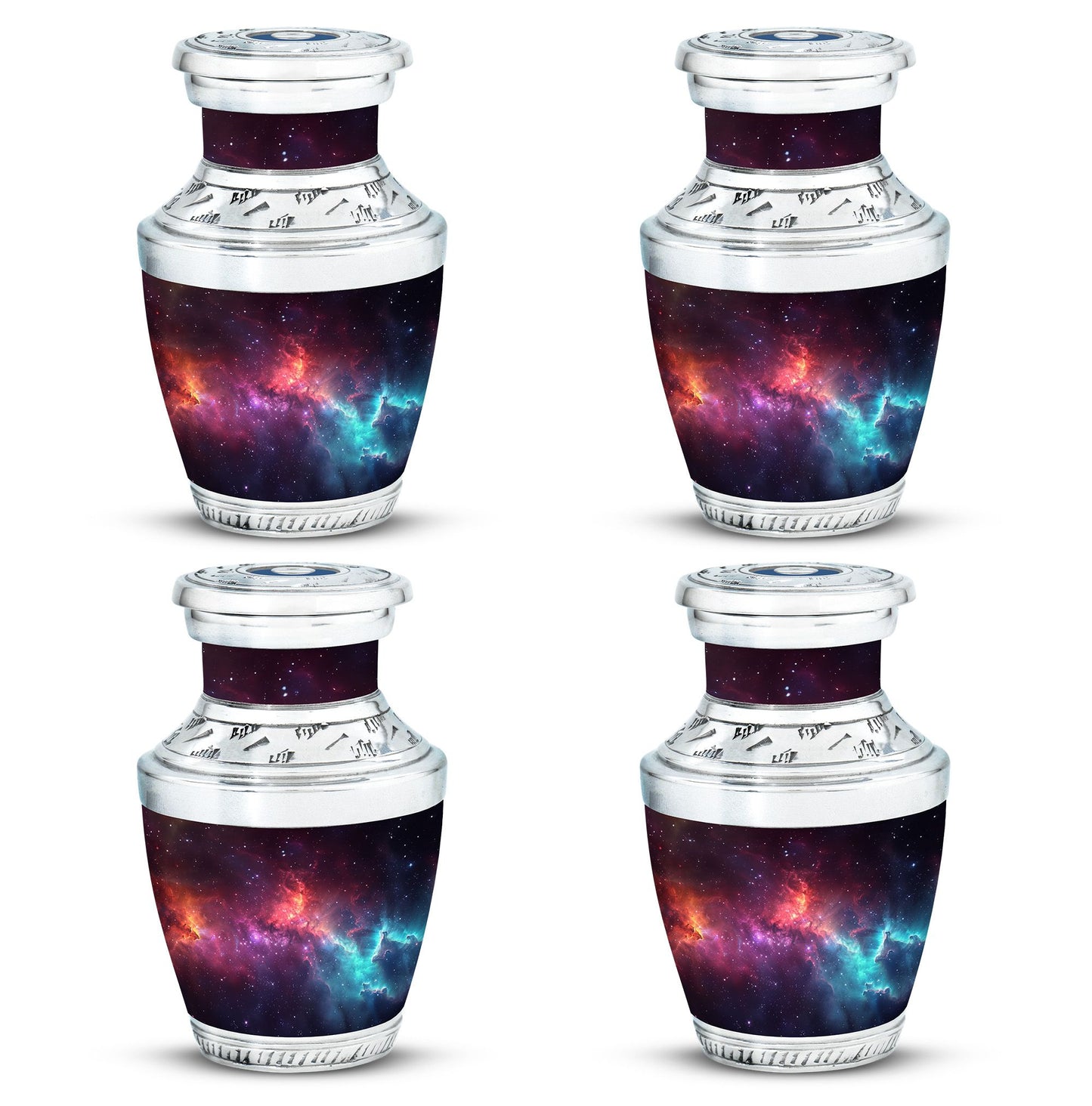 Galaxy Theme 3 Inch Keepsake Pack of 4