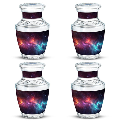Galaxy Theme 3 Inch Keepsake Pack of 4