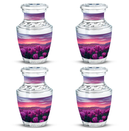 Tulips Theme 3 Inch Keepsake Pack of 4