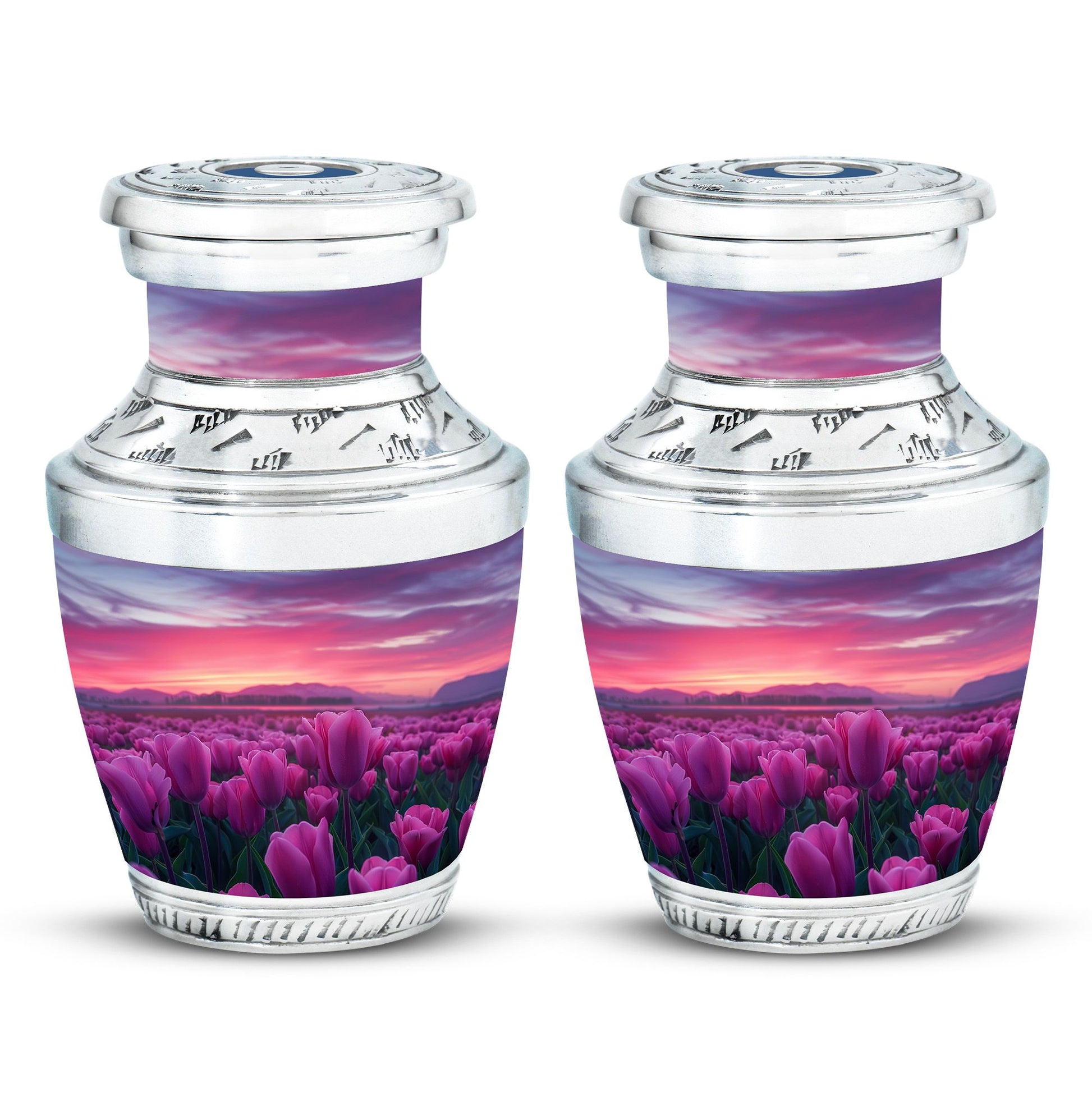 Tulips Theme 3 Inch Keepsake Pack of 2