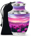 Tulips Theme Large Urn 10 Inch