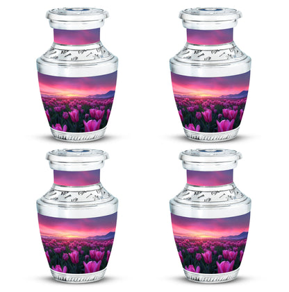 Tulips Theme 3 Inch Keepsake Pack of 4