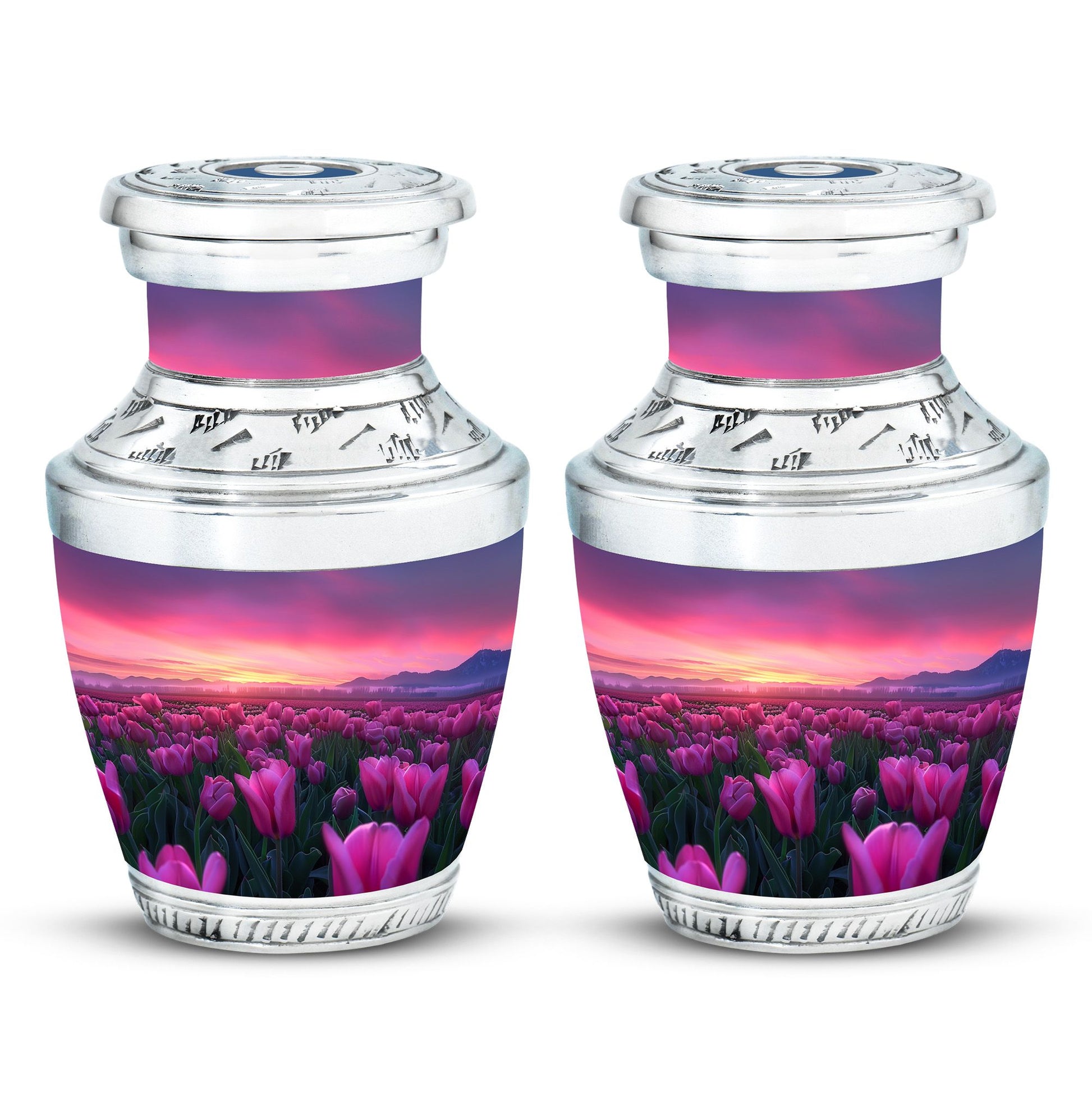 Tulips Theme 3 Inch Keepsake Pack of 2