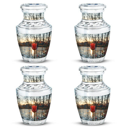 Tulips Theme 3 Inch Keepsake Pack of 4