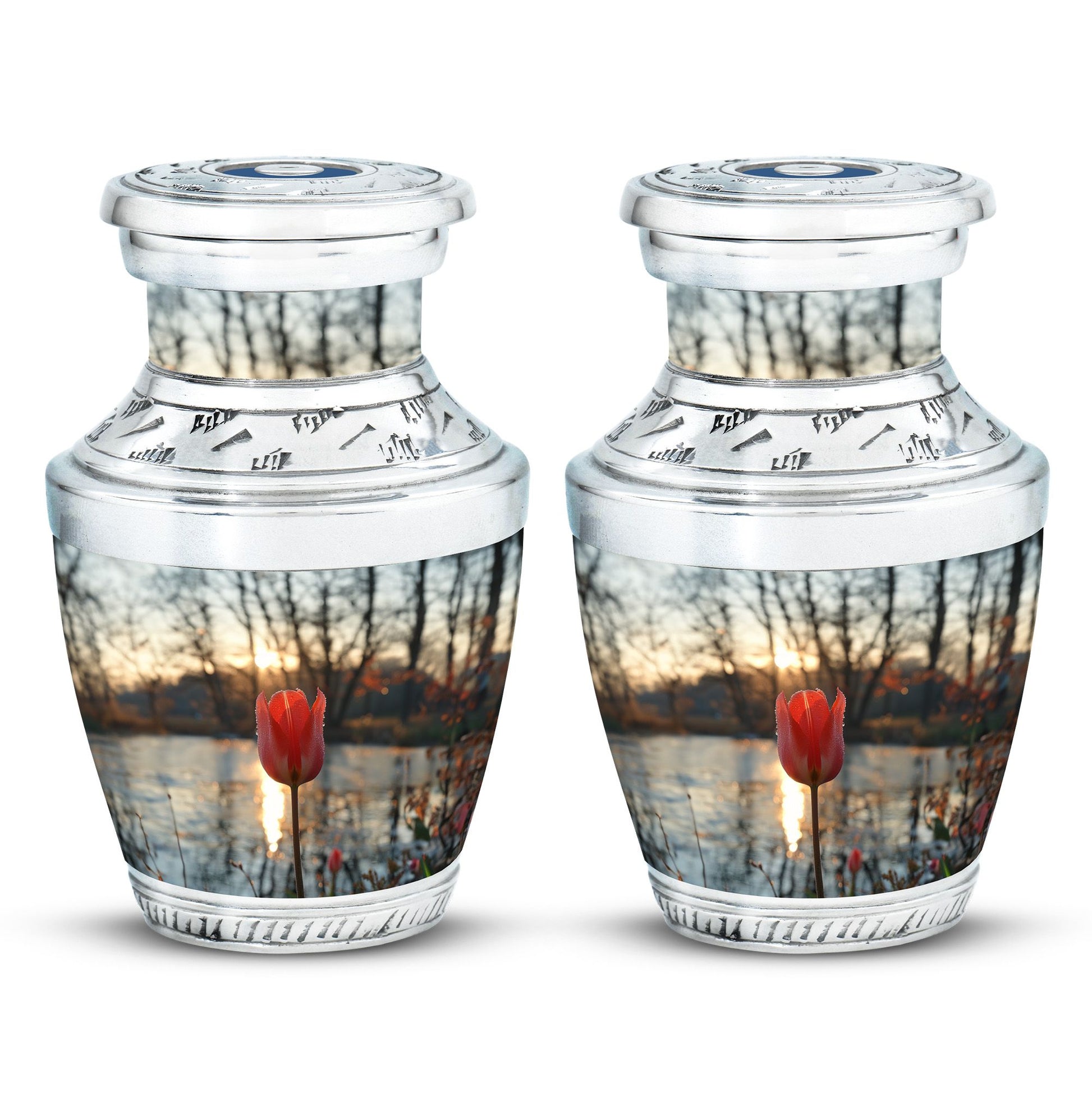 Tulips Theme 3 Inch Keepsake Pack of 2