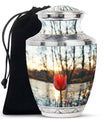 Tulips Theme Large Urn 10 Inch