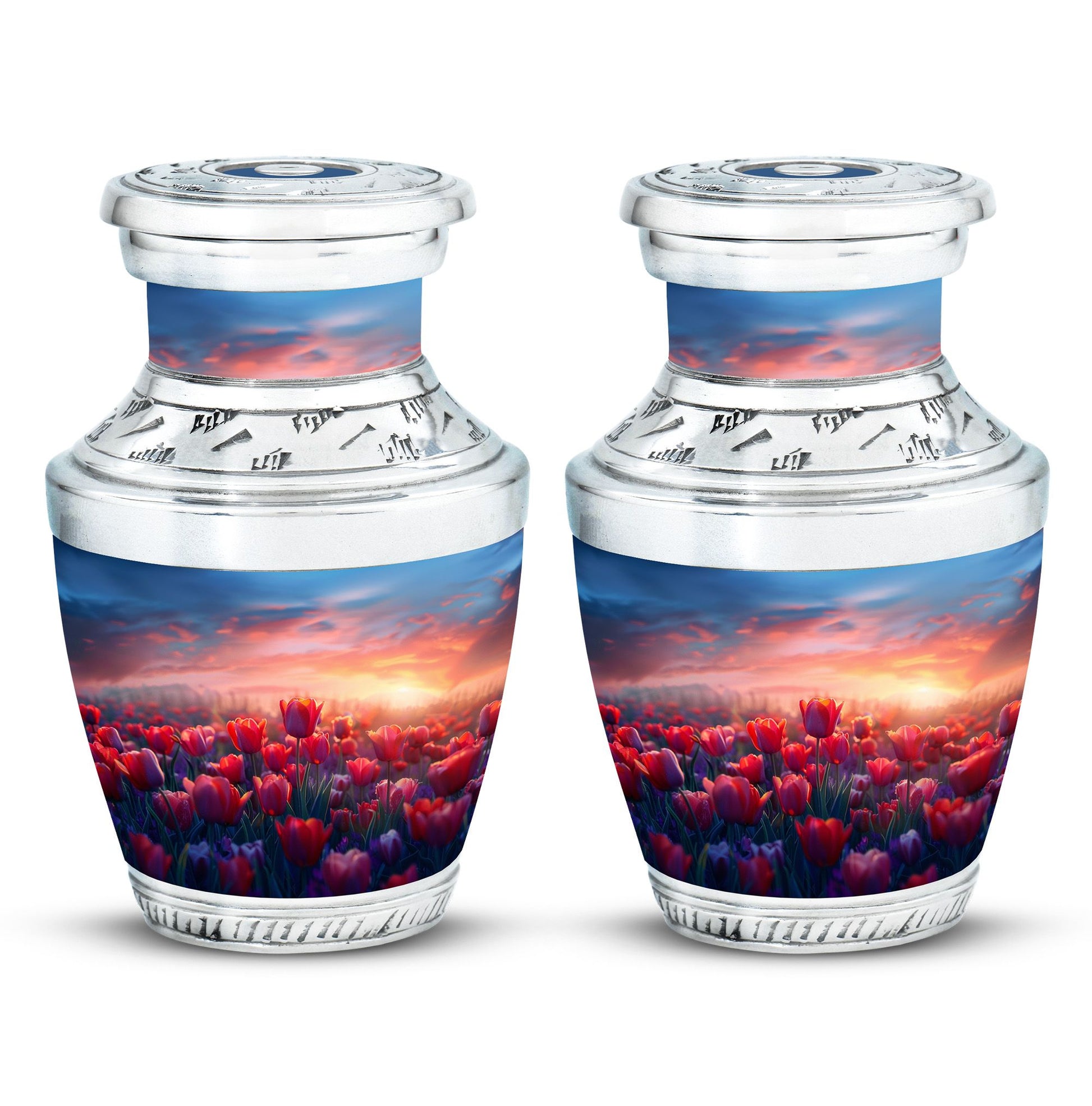 Tulips Theme 3 Inch Keepsake Pack of 2