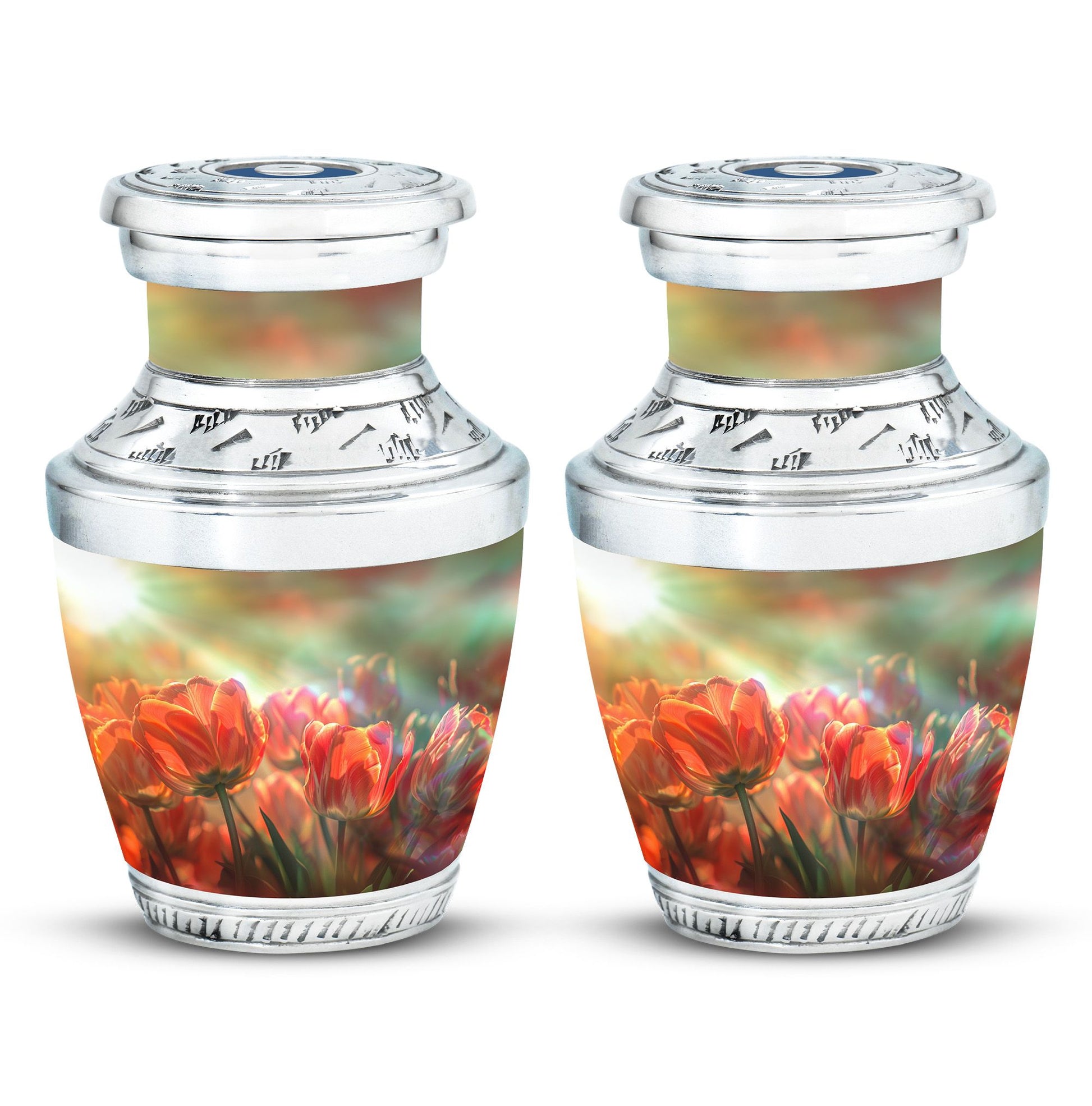 Tulips Theme 3 Inch Keepsake Pack of 2