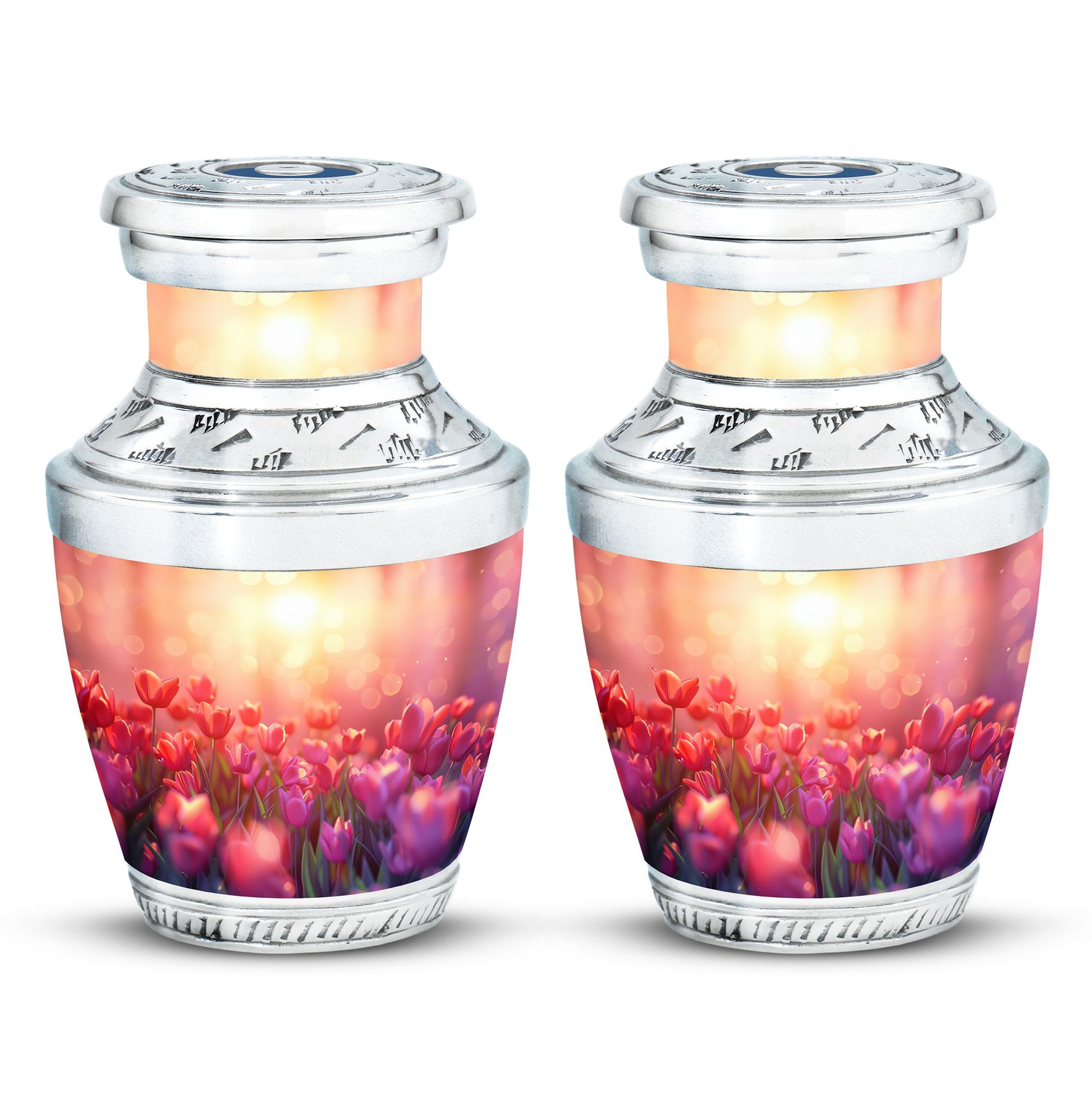 Tulips Theme 3 Inch Keepsake Pack of 2