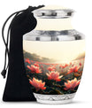 Lotus Theme Large Urn 10 Inch