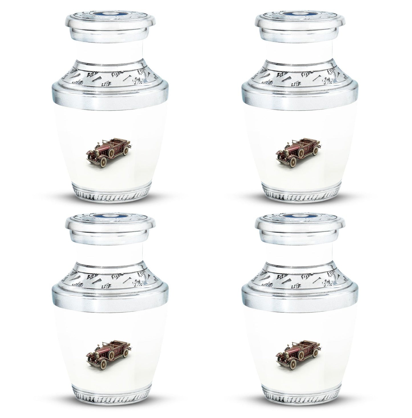 Car Theme 3 Inch Keepsake Pack of 4