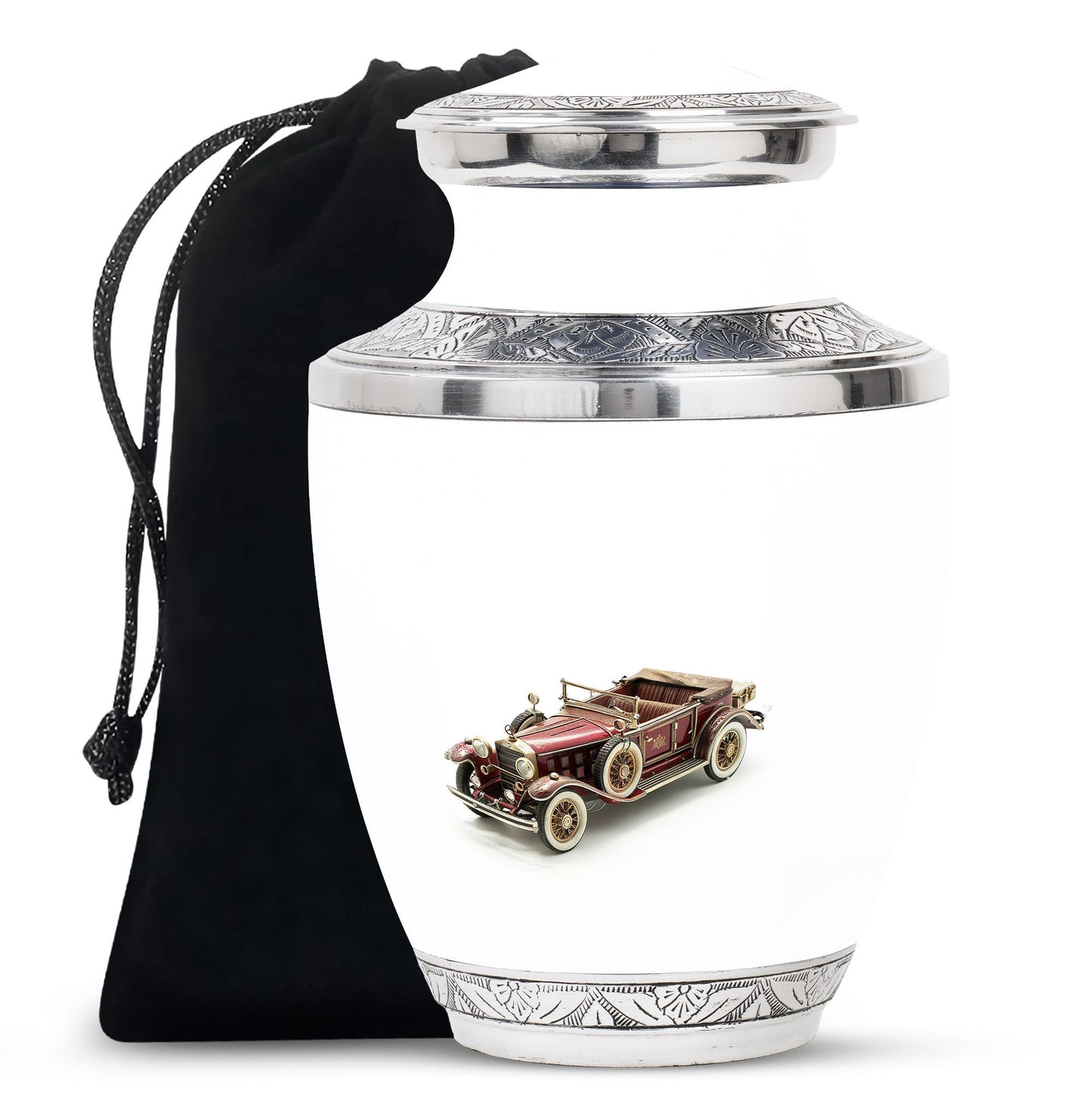Car Theme Large Urn 10 Inch