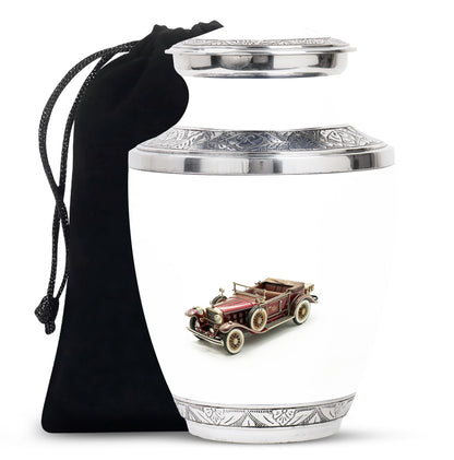 Car Theme Large Urn 10 Inch