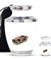 Car Theme Large Urn With 1 Keepsake Urn