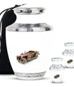 Car Theme Large Urn With 2 Keepsake Urn