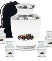Car Theme Large Urn With 4 Keepsake Urn