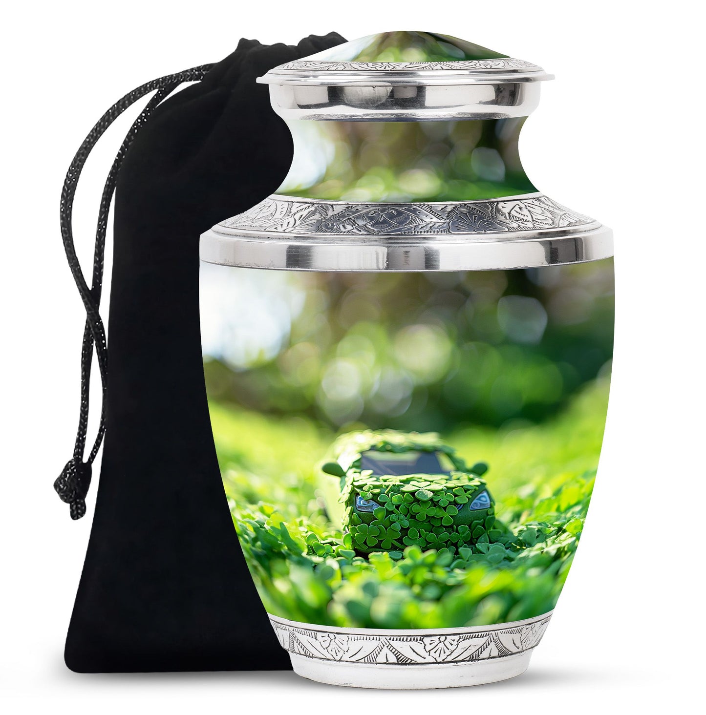 Car Theme Large Urn 10 Inch