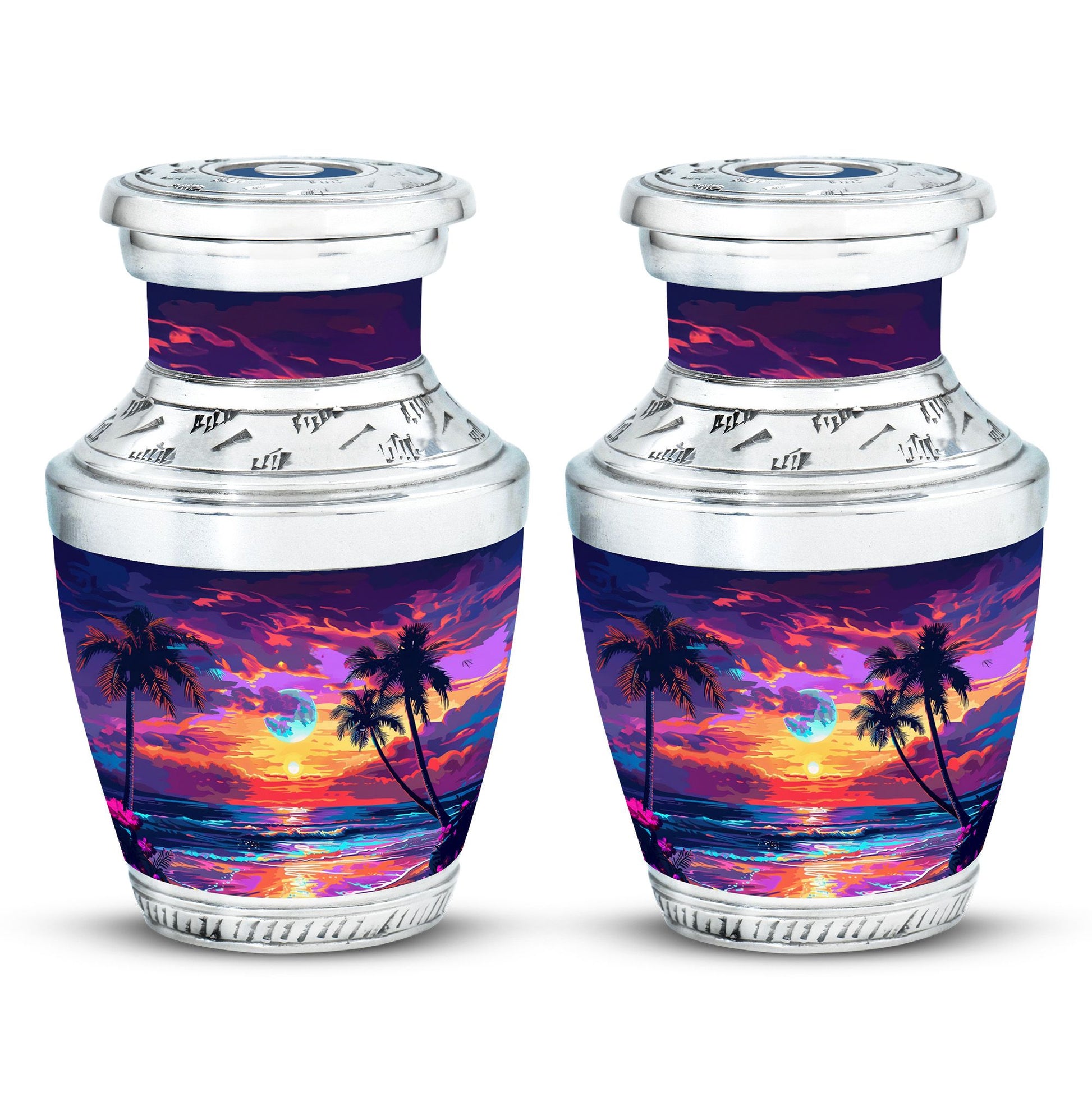 Sunset Theme 3 Inch Keepsake Pack of 2