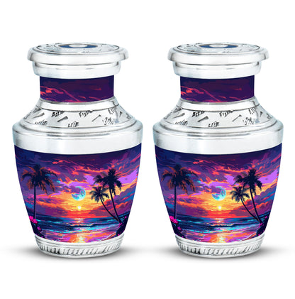Sunset Theme 3 Inch Keepsake Pack of 2