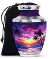 Sunset Theme Large Urn 10 Inch