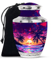 Sunset Theme Large Urn 10 Inch