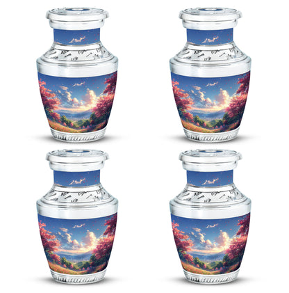 Sunset Theme 3 Inch Keepsake Pack of 4