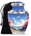 Sunset Theme Large Urn 10 Inch
