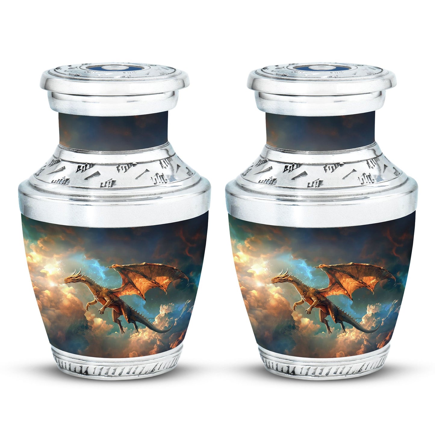 Dragon Theme 3 Inch Keepsake Pack of 2