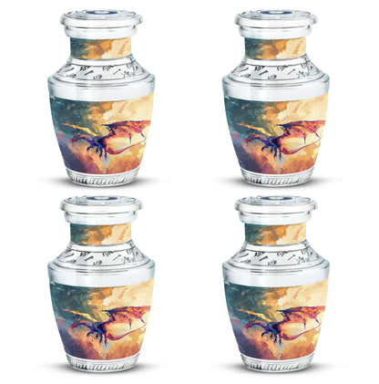Dragon Theme 3 Inch Keepsake Pack of 4
