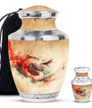 Dragon Theme Large Urn With 1 Keepsake Urn