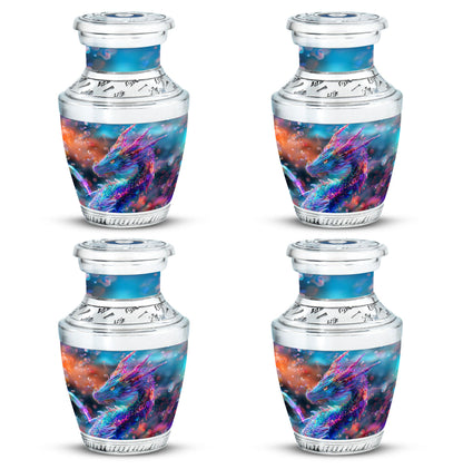 Dragon Theme 3 Inch Keepsake Pack of 4